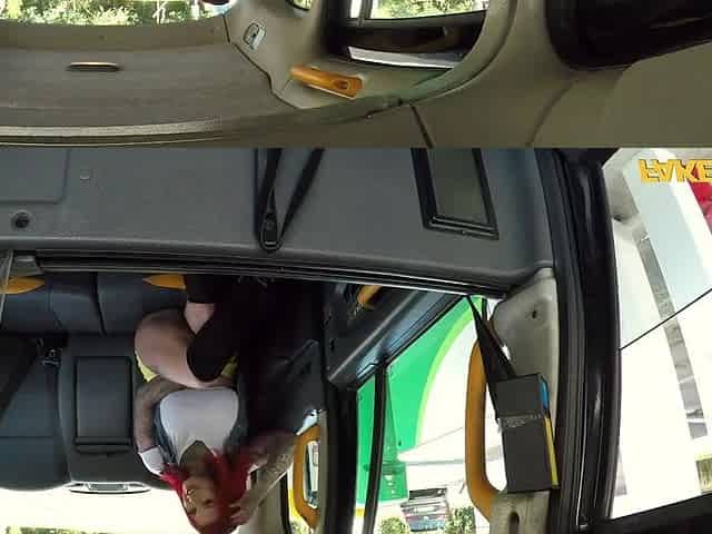 Daisy Duke, Taxi Driver And Sabien Demonia In Gives A Surprise