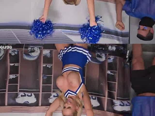 Cheerleader Group-fucked By 2 Football Teams