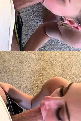 Amateur Blond Give Nice POV Blowjob