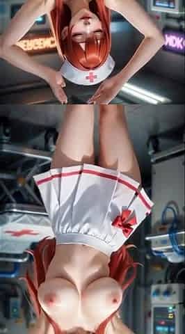 176. Just a Topless Lovely Nurse Dancing