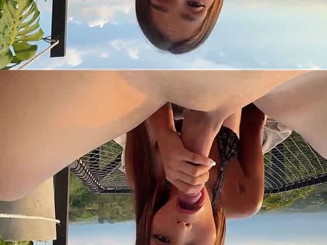 Turned on My Best Friend for Us to Fuck Outdoors, She Loves My Big Cock! Debut