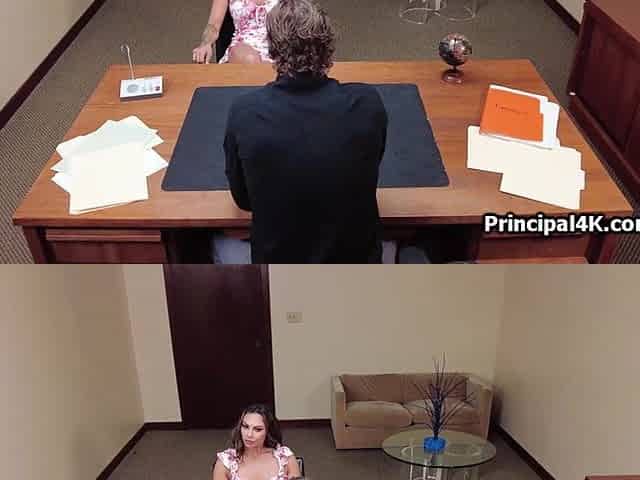 Latin babe soccer mama bows over for teachers hard wang
