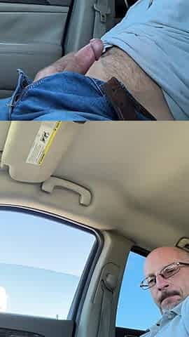 Jacking off in public