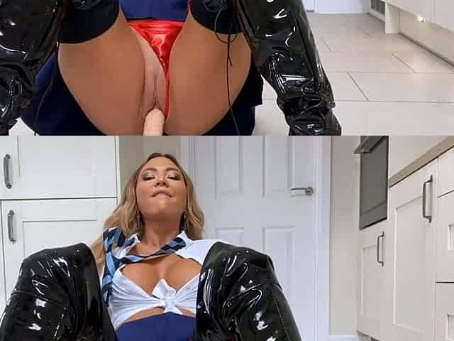 Blonde needs her toy for juicy pussy masturbation HD