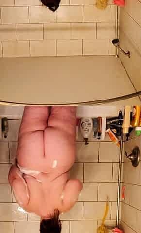 Horny big boobed fat chubby busty blonde