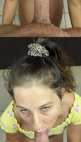 Wicked angel sucks like eager and savors the cum and swallows it all.