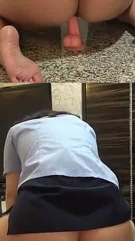 Thick Ass Office Clerk Takes Dildo Deepthroat and Standing Doggy Hard