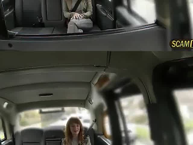 Lola Gatsby In Redhead Babe Goes Anal Sex In The Cab With The Pervy Driver