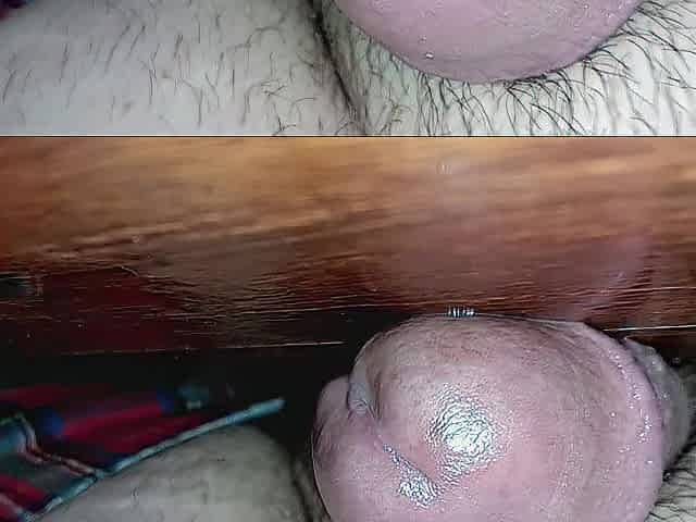 Grand-dad Likes To Hump The Floor Close-Up