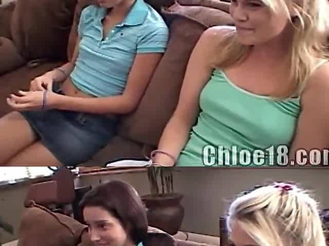 Chloe 18 and Little Summer decide to play together
