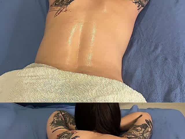 This babe paid for massage with her creamy vagina