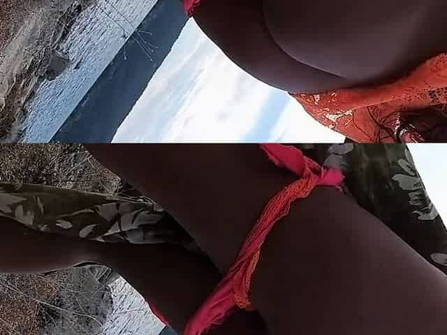 Masturbating at Sunset: Caught on Webcam