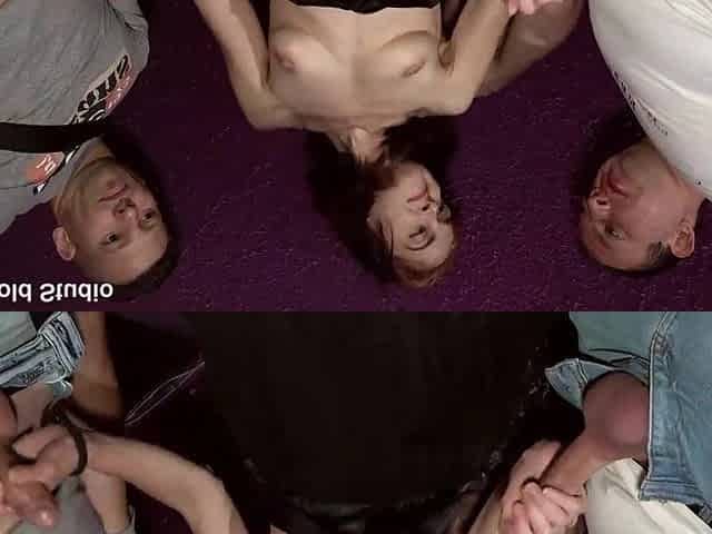 her 1st cuckold three-some bang fuckfest