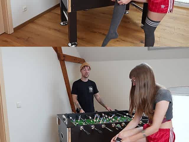 Uncut - Striptease Table Football with Sex!!