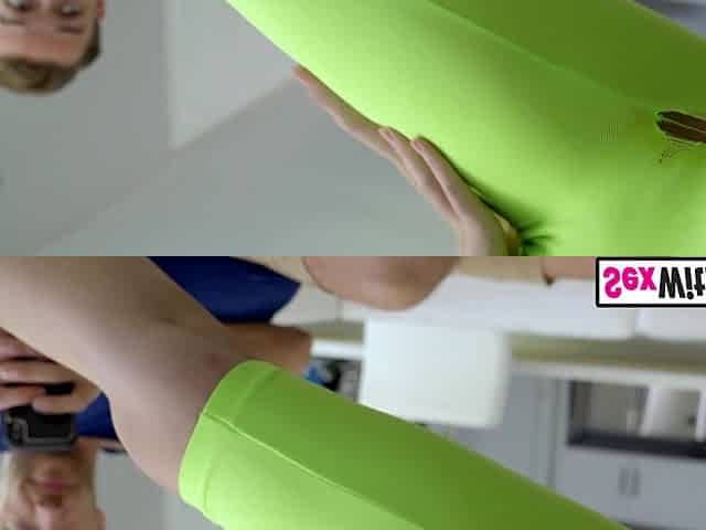 Exciting stepbro slid boner in 18yo girl stepsis