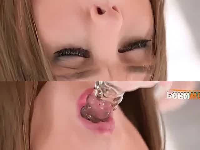Gorgeous Brunette Princess Alice Turns Sensual Pussy Play Into Anal Slamming