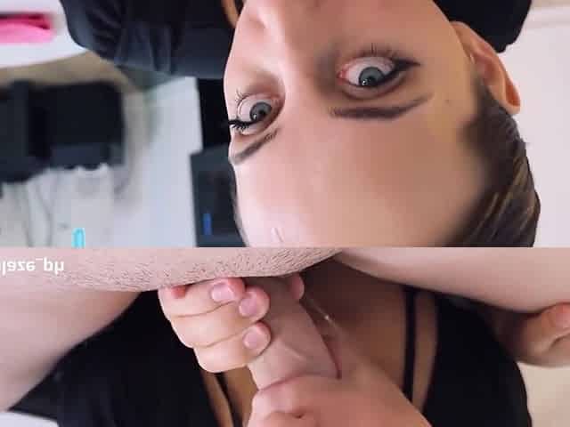 The Cleaning Lady Agreed To Hard Sex And Throat Fucking For Extra Money
