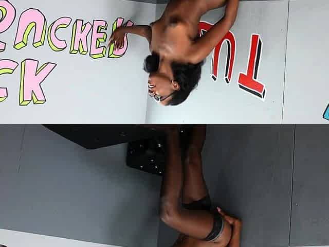 Anne Amari Sucks And Fucks Big White Gloryhole Dicks
