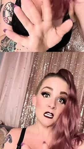 Amateur striptease and Solo masturbation