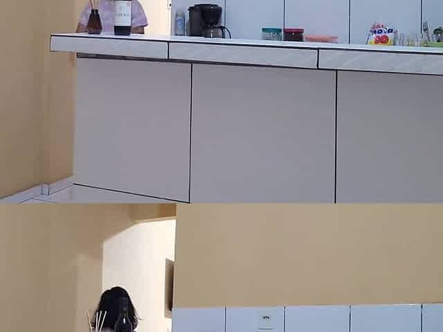 Caught his friend's slim sister masturbating and had sex with her