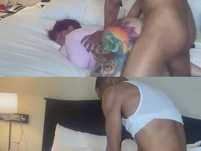 Santana red takes bbc giant butt