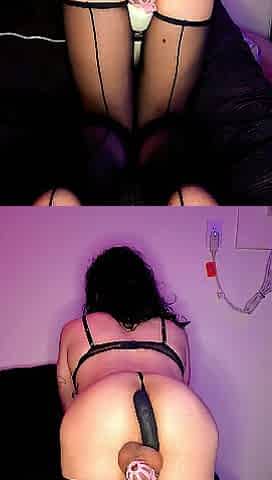 femboy kyliesinsxxx cums in chastity