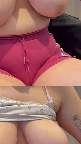 Slut Gets Her Huge Big Tits Massaged and Rubbed