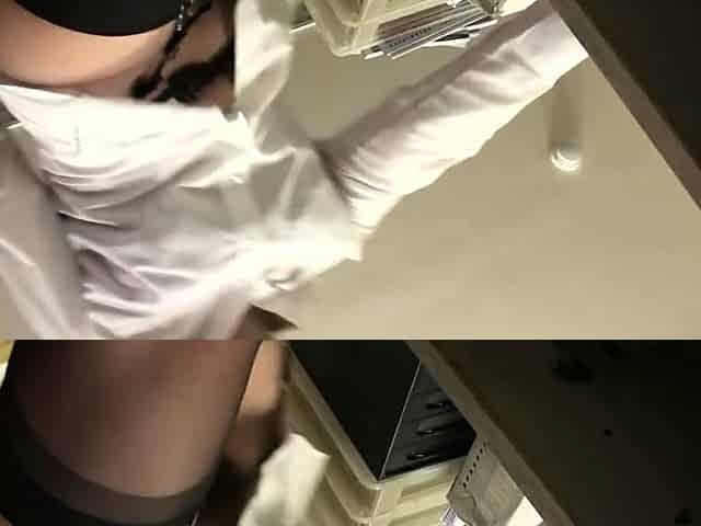 Sexy Japanese manager with her best XXX plaything in the