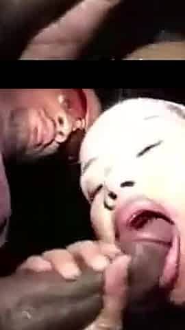 Black Bitch Dogging BBC Fucked