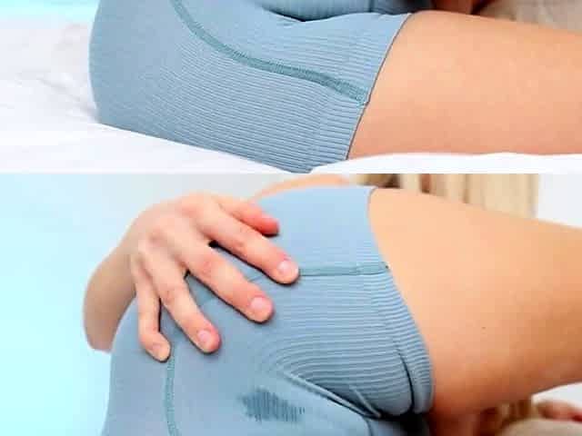 SOAKED SHORTS, ASMR PUSSY FINGERING - ORGASMIC TEEN SOLO