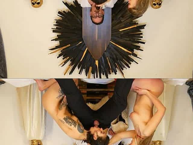 New Year's Eve in Las Vegas - Double Blowjob
