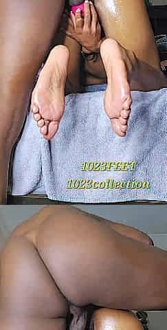 1023FEET step sis backshots w rose and beautiful feet showing