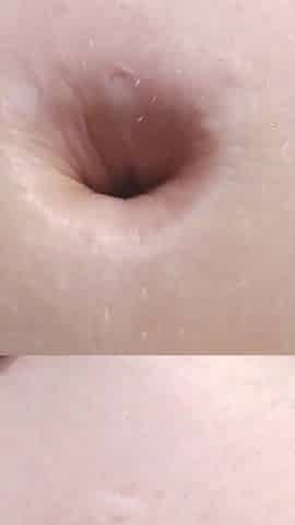 Close up Deep Belly Button
