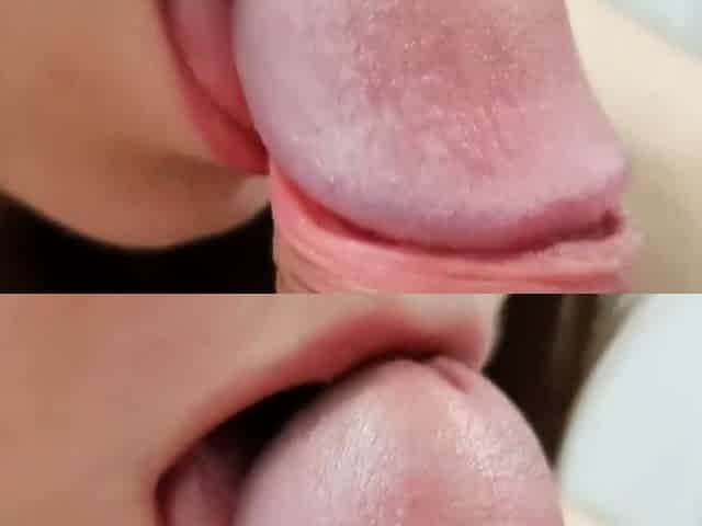 Kinky Teen Gives a Sensual Blowjob - POV Amateur Video