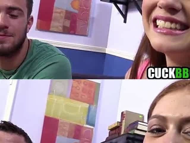 Cuck Boyfriend Watching GF Team-fucked By Ebony Bulls