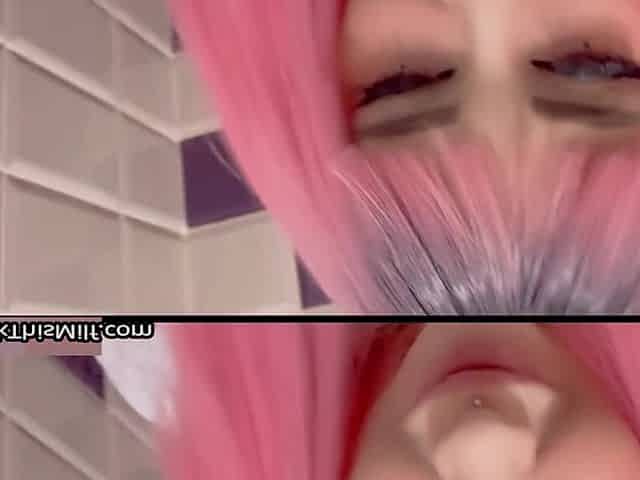 Toilet Whore Feeding Her Cum as Dinner while Waiting for Order in Restaurant