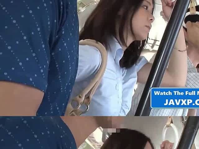 Shy Teen On The Bus
