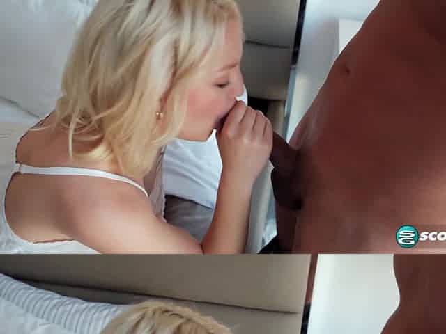 Blonde Beauty Annalena Reno Enjoys a Valentine's Day Sucking and Fucking