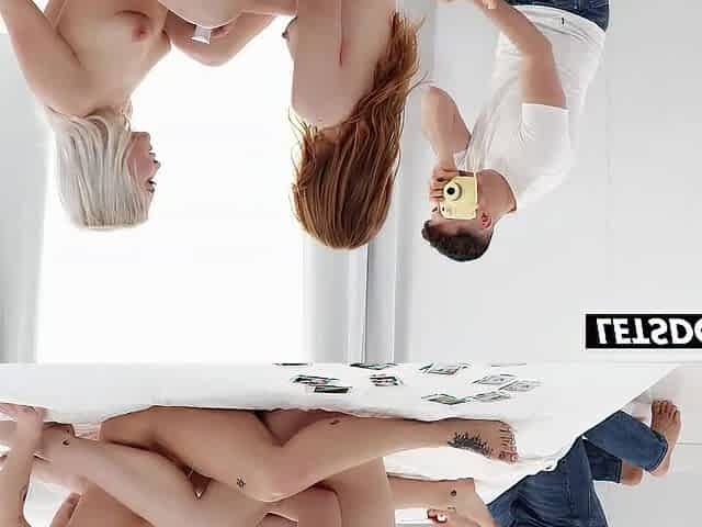 Anie Darling and Christy White Share a Ardent Trio Full Scene