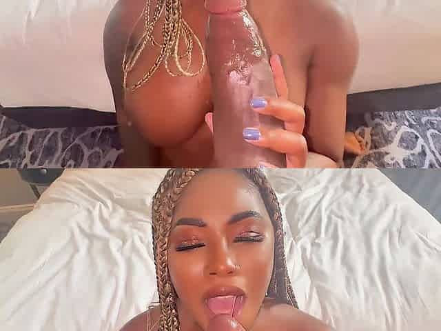 Black Xeinna Rose Takes MASSIVE BBC Creamy Twat