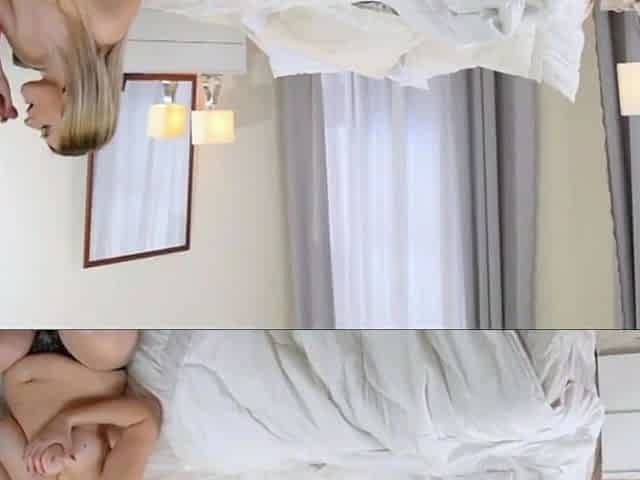 Blonde Bombshell Titty Fucks Rides Hard