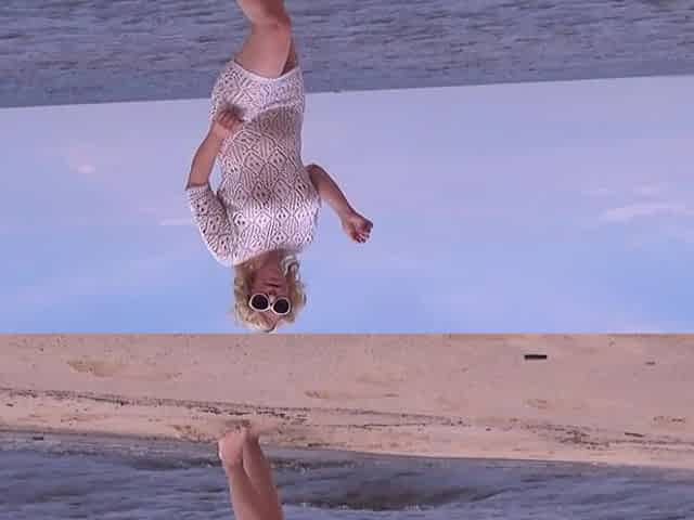 Nimble Mature Stepmommy Has Fun with Young Guys on the Beach 2