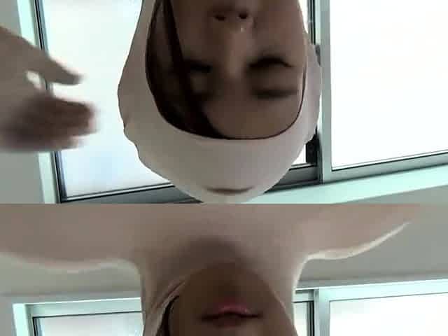Asian japanese amateur has deep throat