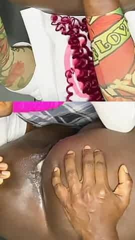 Ebony Roommate Wanted an Intense Anal Fisting While She Make It Gape Until She Cums Multiple Times