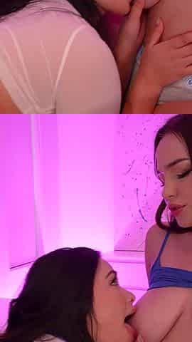Busty Stepsister Scarlett Alexis Helps Rissa May Forget Her Cheating Ex