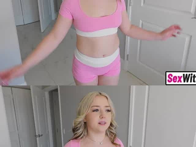 Plump stepsis teases and fucks stepbro