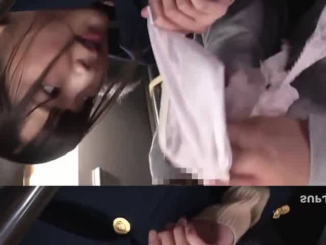 Japanese Babe been molest & have sex at home