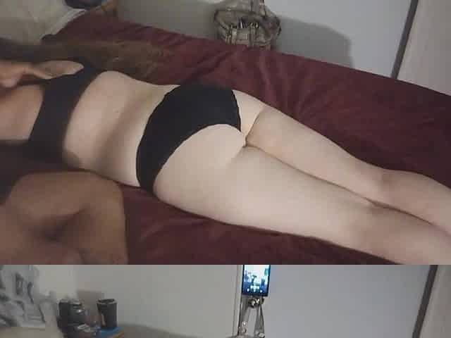 Thick White Angel Drilled Sideways and Doggy position By Latino Thug