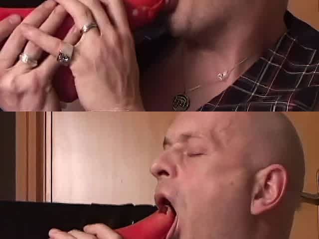 This Horny Milf Takes 2 Cocks One In Her Pussy And One In Her Ass