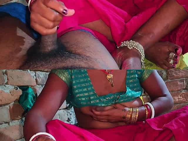 Indian Desi Village Suman Bhabhi Ne Bhaiya Ke Lund Pe Boobs Se Doodh Nikal Kar Muth Mari Aur Apne Chut Me Kala Lund Se Chudai Ka
